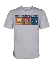 I Am A Simple Man V-Neck T-Shirt tile