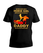 Behind Every Great Horse Girl V-Neck T-Shirt tile