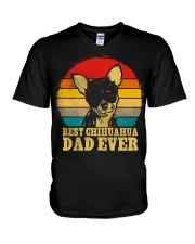 Best Chihuahua Dad Ever V-Neck T-Shirt tile