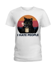 I Hate People Ladies T-Shirt tile