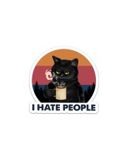I Hate People Sticker - Single (Horizontal) front