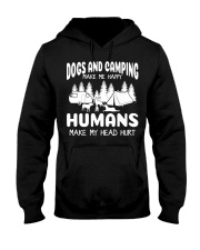 Dogs And Camping Make Me Happy Hooded Sweatshirt tile