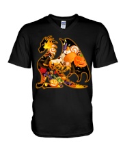 Dragon Halloween V-Neck T-Shirt tile