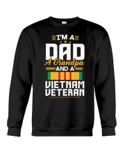 Dad Grandpa And Vietnam Veteran Crewneck Sweatshirt tile