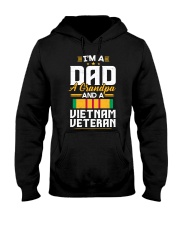 Dad Grandpa And Vietnam Veteran Hooded Sweatshirt front