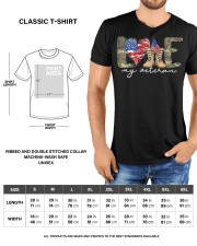 Love My Veteran Father's DAY CHRISTMAS DAY MATCHING Classic T-Shirt custom-t-shirts-classic-lifestyle-front-198