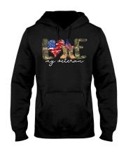 Love My Veteran Father's DAY CHRISTMAS DAY MATCHING Hooded Sweatshirt tile