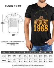 August 1968 54th Birthday 54 Years Old Black Women Girls Classic T-Shirt custom-t-shirts-classic-lifestyle-front-198