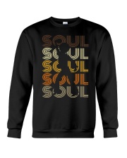 Soul Afro Funk Disco Dancing Themed 70s 80s Retro Style Crewneck Sweatshirt tile