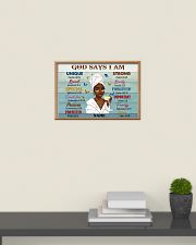 God Says I Am 24x16 Poster poster-landscape-24x16-lifestyle-09