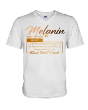 Melanin V-Neck T-Shirt tile