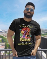 August Girl Leo Birthday Gift Not Perfect Limited Edition Classic T-Shirt apparel-classic-tshirt-lifestyle-front-230