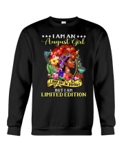 August Girl Leo Birthday Gift Not Perfect Limited Edition Crewneck Sweatshirt tile