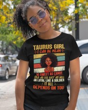 Taurus Girl Are Born in April 20 - May 20 Birthday Classic T-Shirt apparel-classic-tshirt-lifestyle-front-248