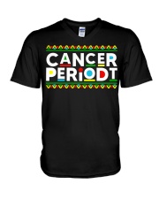 June July Birthday for Cancer Zodiac Afro African Culture V-Neck T-Shirt tile
