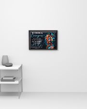 Be Strong and courageous 17x11 Poster poster-landscape-17x11-lifestyle-04