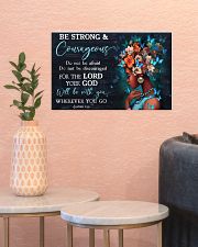 Be Strong and courageous 17x11 Poster poster-landscape-17x11-lifestyle-21