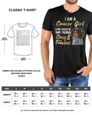 Cancer Girl Classy & Fabulous Black Queen Afro Melanin Classic T-Shirt custom-t-shirts-classic-lifestyle-front-198