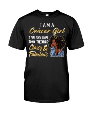 Cancer Girl Classy & Fabulous Black Queen Afro Melanin Premium Fit Mens Tee tile