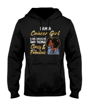 Cancer Girl Classy & Fabulous Black Queen Afro Melanin Hooded Sweatshirt tile