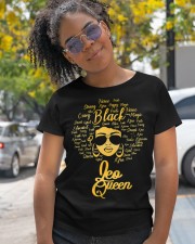 Leo Queen Birthday Blackwomen Zodiac Signs Afro Hair Classic T-Shirt apparel-classic-tshirt-lifestyle-front-248