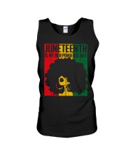 Juneteenth Is My Independence Day Dope Girl Afro Black Queen Unisex Tank tile