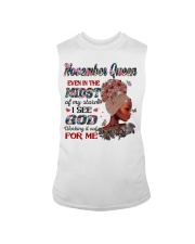 November Queen Birthday Born In January Black African Queen Sleeveless Tee tile