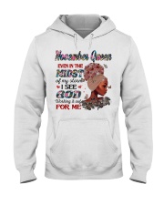 November Queen Birthday Born In January Black African Queen Hooded Sweatshirt tile