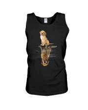 Golden Retriever In Dream Unisex Tank thumbnail