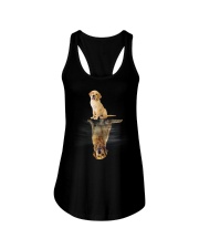 Golden Retriever In Dream Ladies Flowy Tank thumbnail