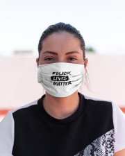 Black Lives Matter Cloth face mask aos-face-mask-lifestyle-03