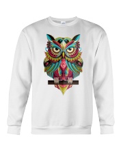 Cute Owl Design Crewneck Sweatshirt thumbnail