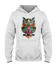 Cute Owl Design Hooded Sweatshirt thumbnail