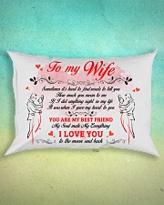 I Love You Find Words To Tell Family Rectangular Pillowcase aos-pillow-rectangle-front-lifestyle-3