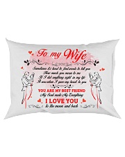 I Love You Find Words To Tell Family Rectangular Pillowcase back