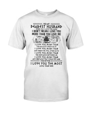 Viking Husband I Love You More Classic T-Shirt thumbnail