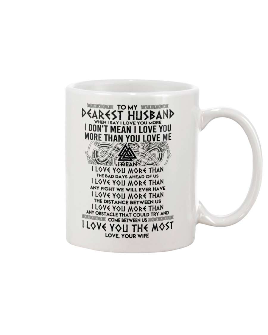 Viking Husband I Love You More Mug