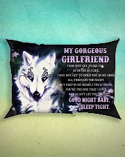 Wolf Girlfriend Good Night Baby Sleep Tight Rectangular Pillowcase aos-pillow-rectangle-front-lifestyle-3