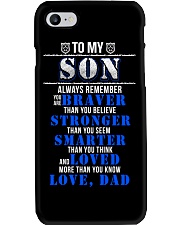TO MY SON POLICE MUG Phone Case thumbnail