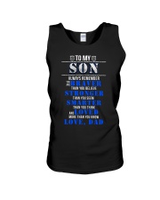 TO MY SON POLICE MUG Unisex Tank thumbnail
