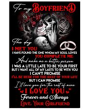 Skull Boyfriend For My Life 24x36 Poster front