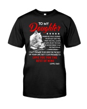 Wolf Daughter Dad Love you for the rest of mine Classic T-Shirt thumbnail