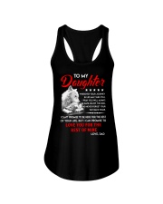 Wolf Daughter Dad Love you for the rest of mine Ladies Flowy Tank thumbnail
