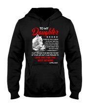 Wolf Daughter Dad Love you for the rest of mine Hooded Sweatshirt thumbnail