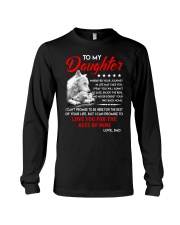 Wolf Daughter Dad Love you for the rest of mine Long Sleeve Tee thumbnail