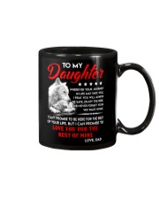 Wolf Daughter Dad Love you for the rest of mine Mug thumbnail
