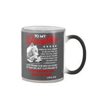 Wolf Daughter Dad Love you for the rest of mine Color Changing Mug color-changing-right