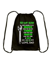 MECHANIC SON Drawstring Bag thumbnail
