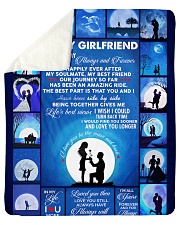 To My Girlfriend You Are My Always And Forever Sherpa Fleece Blanket - 50" x 60" thumbnail