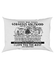 Viking Girlfriend I Love You More Rectangular Pillowcase back